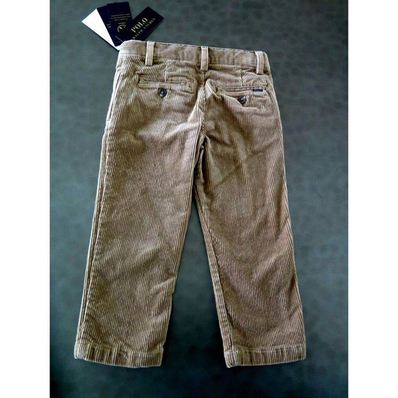 POLO RALPH LAUREN TODDLERS SIZE 2/2T SLIM-FIT CORDUROY PANTS $55+ - Picture 4 of 6